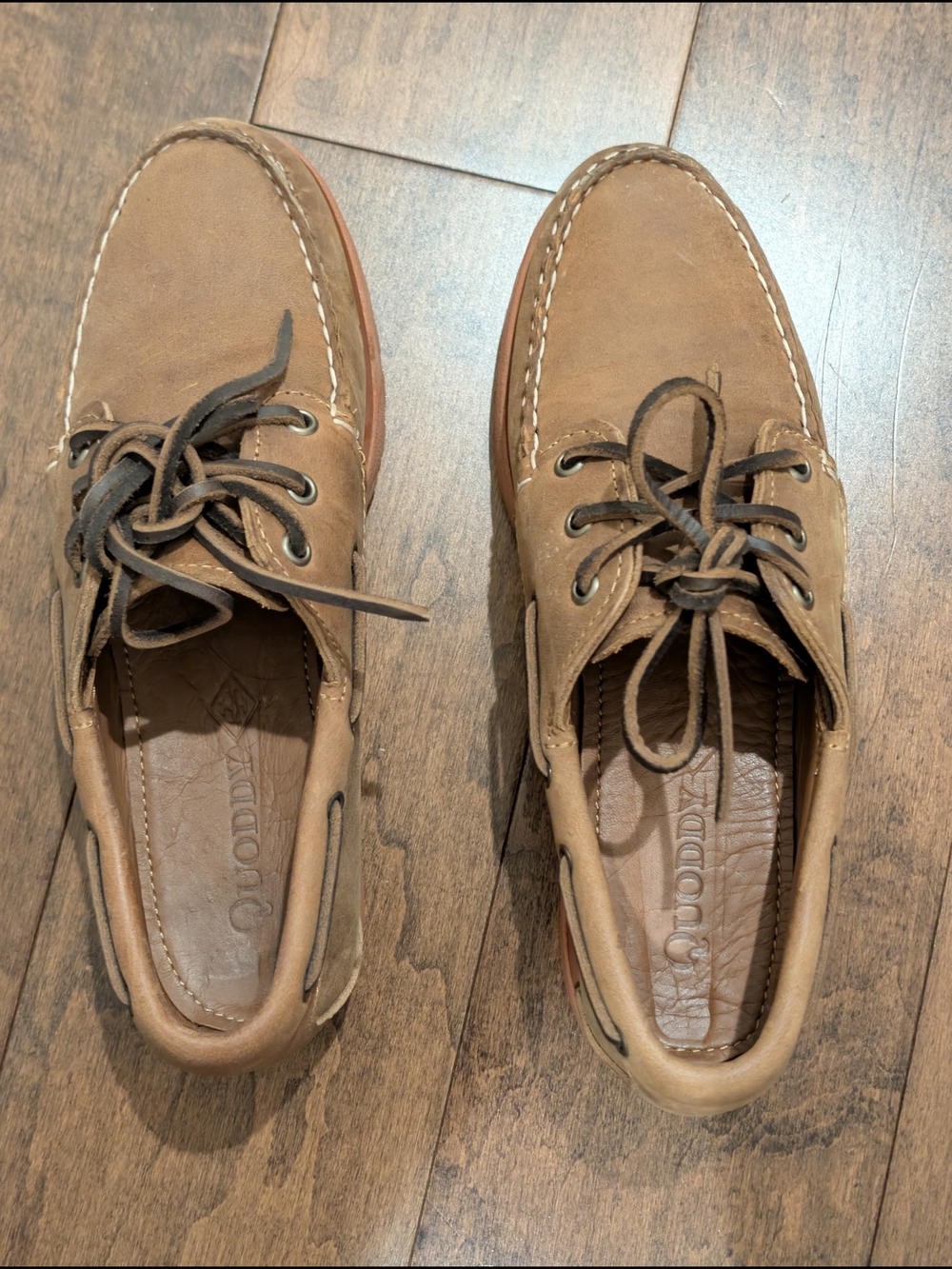 Quoddy Cape Town Leather Casual Boat Shoes